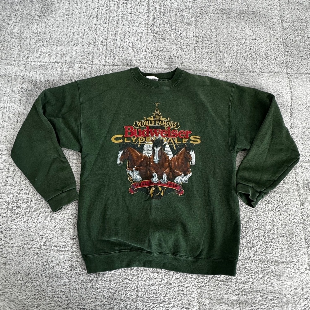 Rare Vintage Budweiser Clydesdale Sweatshirt